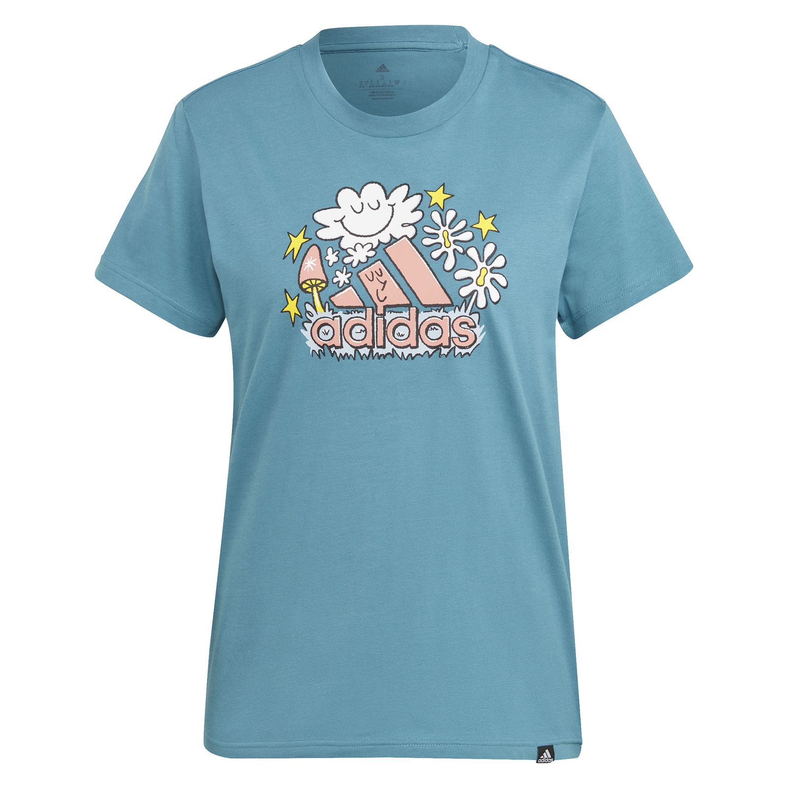 Tricou ADIDAS pentru femei DOODLE FILL T - IJ7330