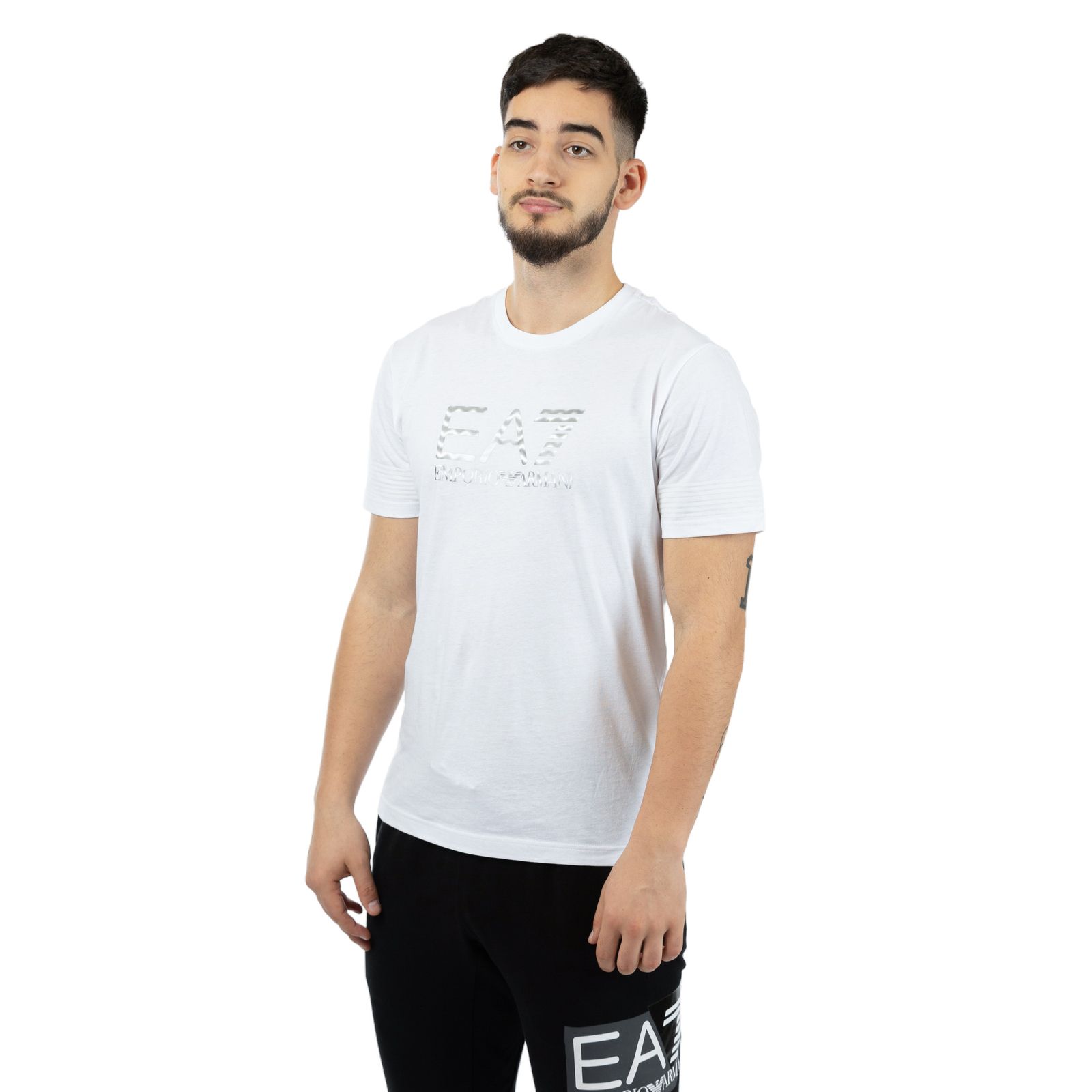 Tricou EMPORIO ARMANI EA7 pentru barbati 7 LINES M TEE SS - 6RPT37PJ3BZ01100