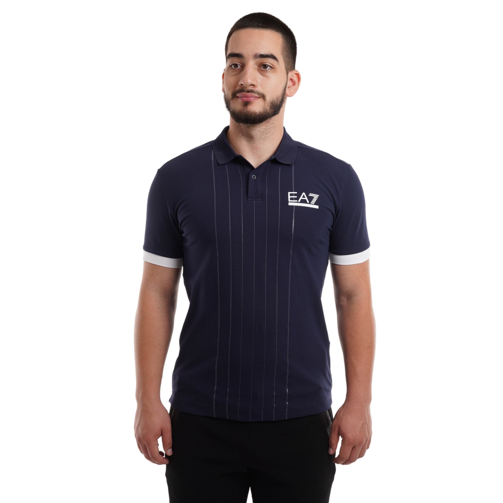 Tricou polo EMPORIO ARMANI EA7 pentru barbati GOLF CLUB M POLO PQ ST STRIPES - 3DPF26PJ04Z01554