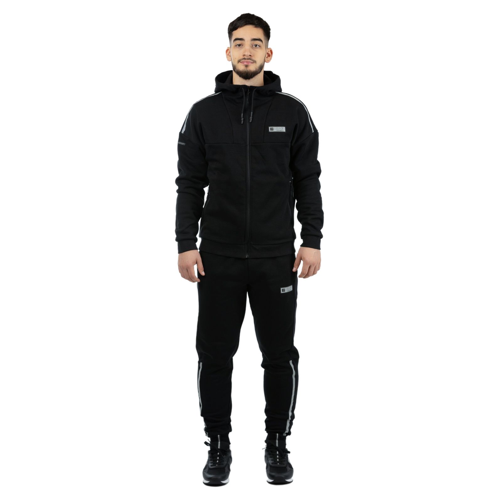 Trening EMPORIO ARMANI EA7 pentru barbati NATURAL VENTUS7 M T-SUIT HOODIE FZ CH BR - 6RPV78PJRCZ01200