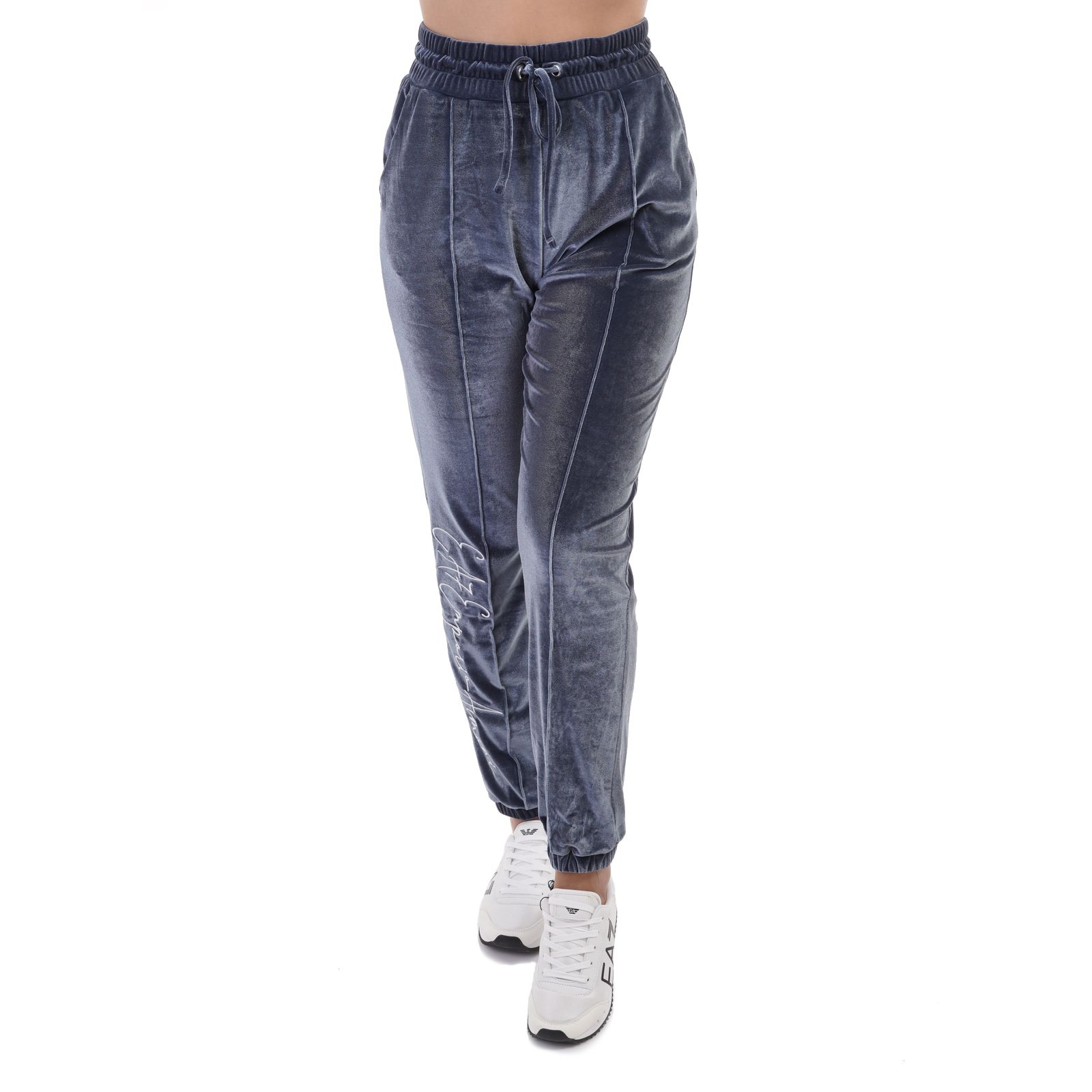 Pantaloni trening EMPORIO ARMANI EA7 pentru femei TRAIN ATHLETIC VELOUR W PANTS - 6LTP72TJDWZ01543