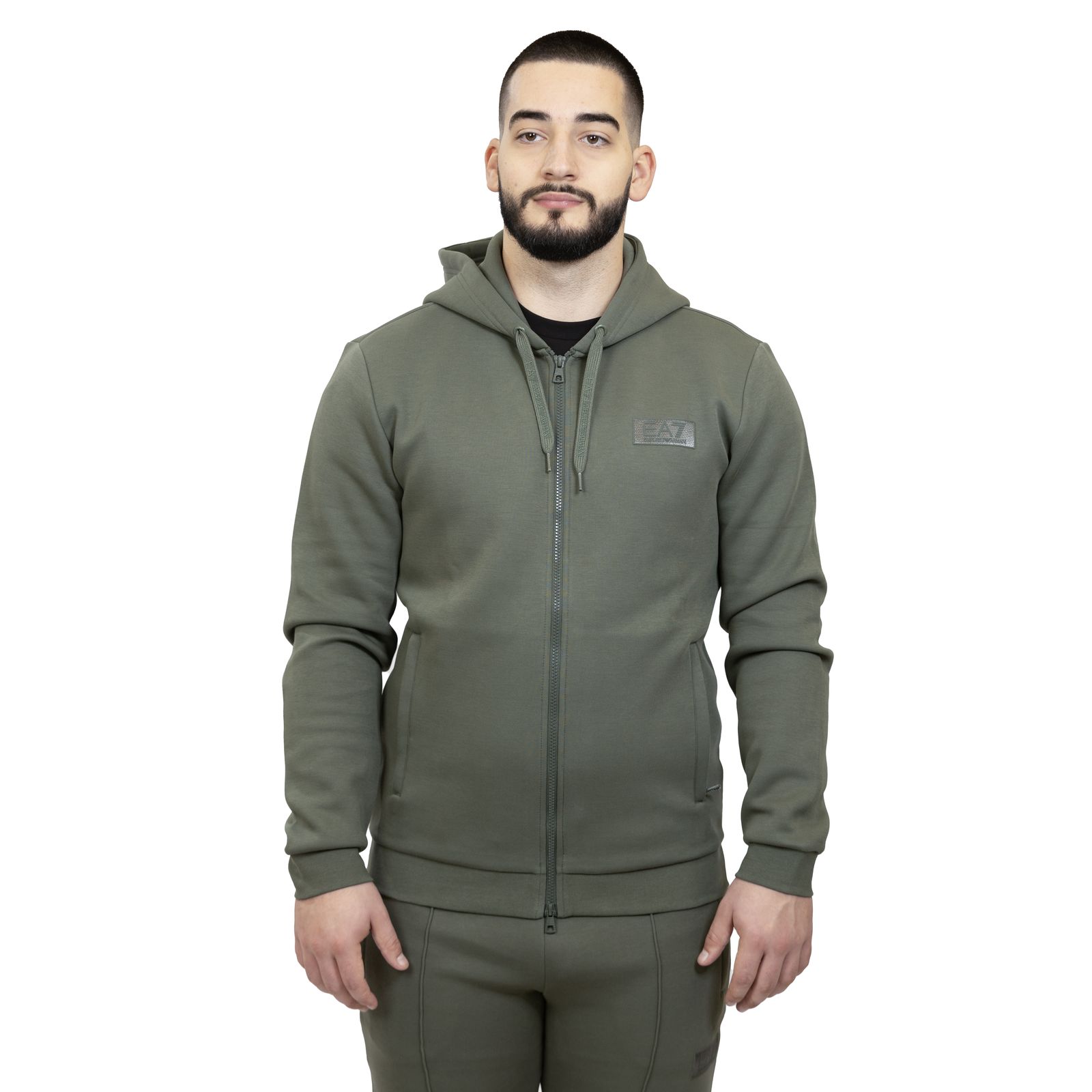 Hanorac EMPORIO ARMANI EA7 pentru barbati TENNIS CLUB M HOODIE FZ - 6DPM26PJODZ01846