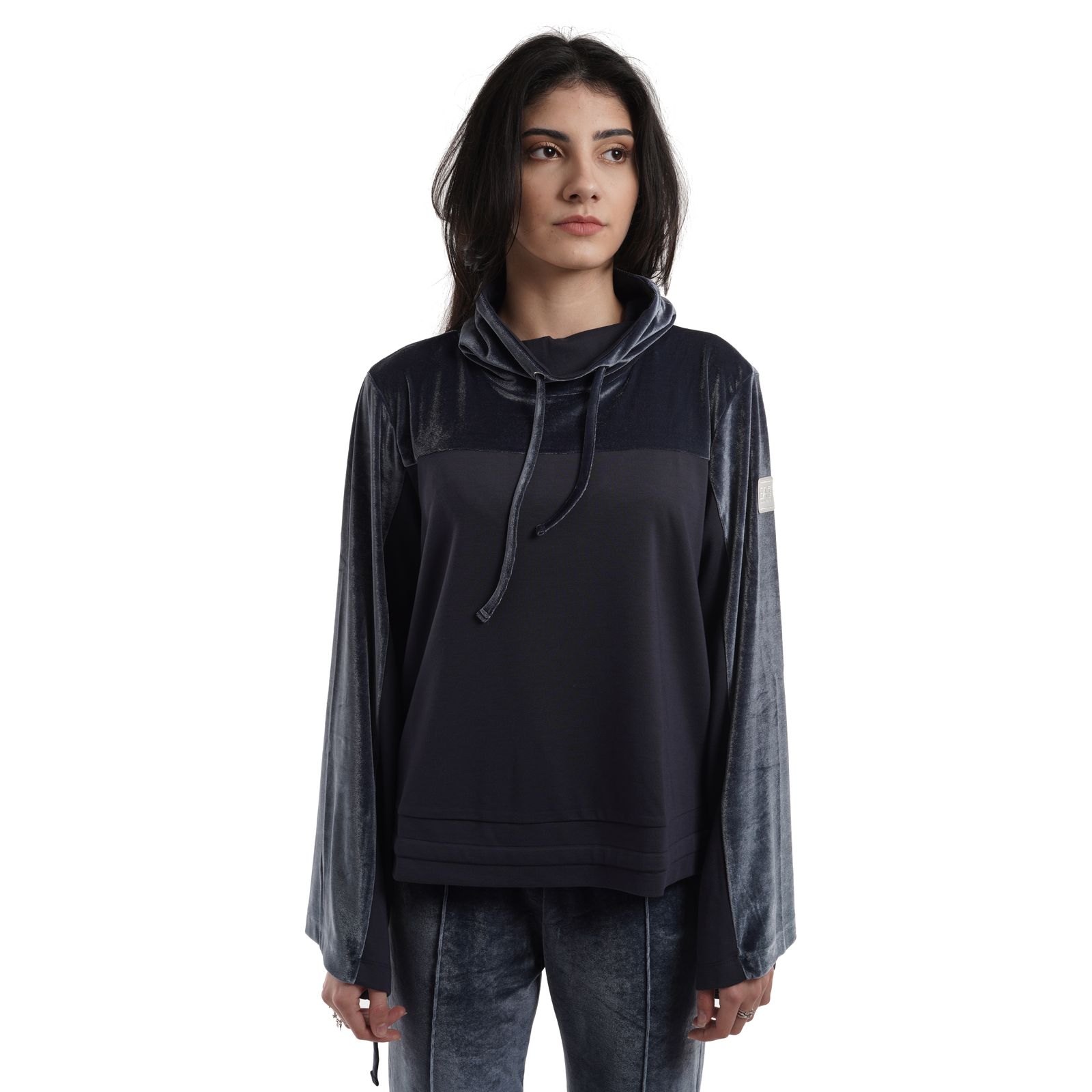 Bluza EMPORIO ARMANI EA7 pentru femei TRAIN ATHLETIC VELOUR W T-TOP CN - 6LTM32TJDWZ01543