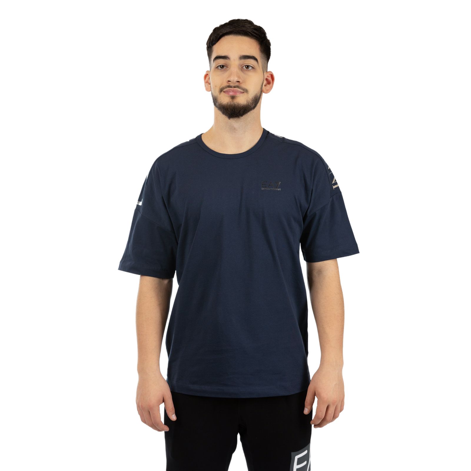 Tricou EMPORIO ARMANI EA7 pentru barbati TRAIN LOGO SERIES M EXTENDED LOGO TEE SS - 6RPT10PJ7CZ01554