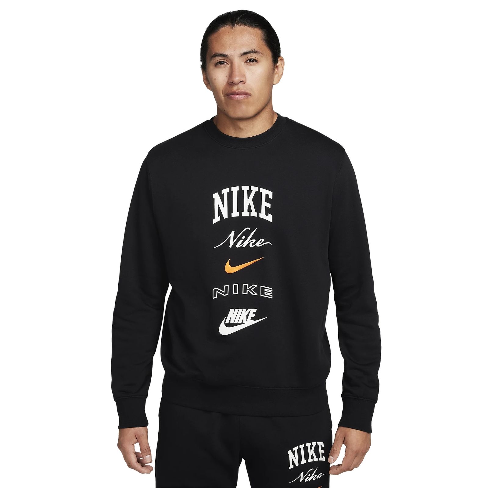 Bluza NIKE pentru barbati CLUB BB CREW STACK GX - FN2610010