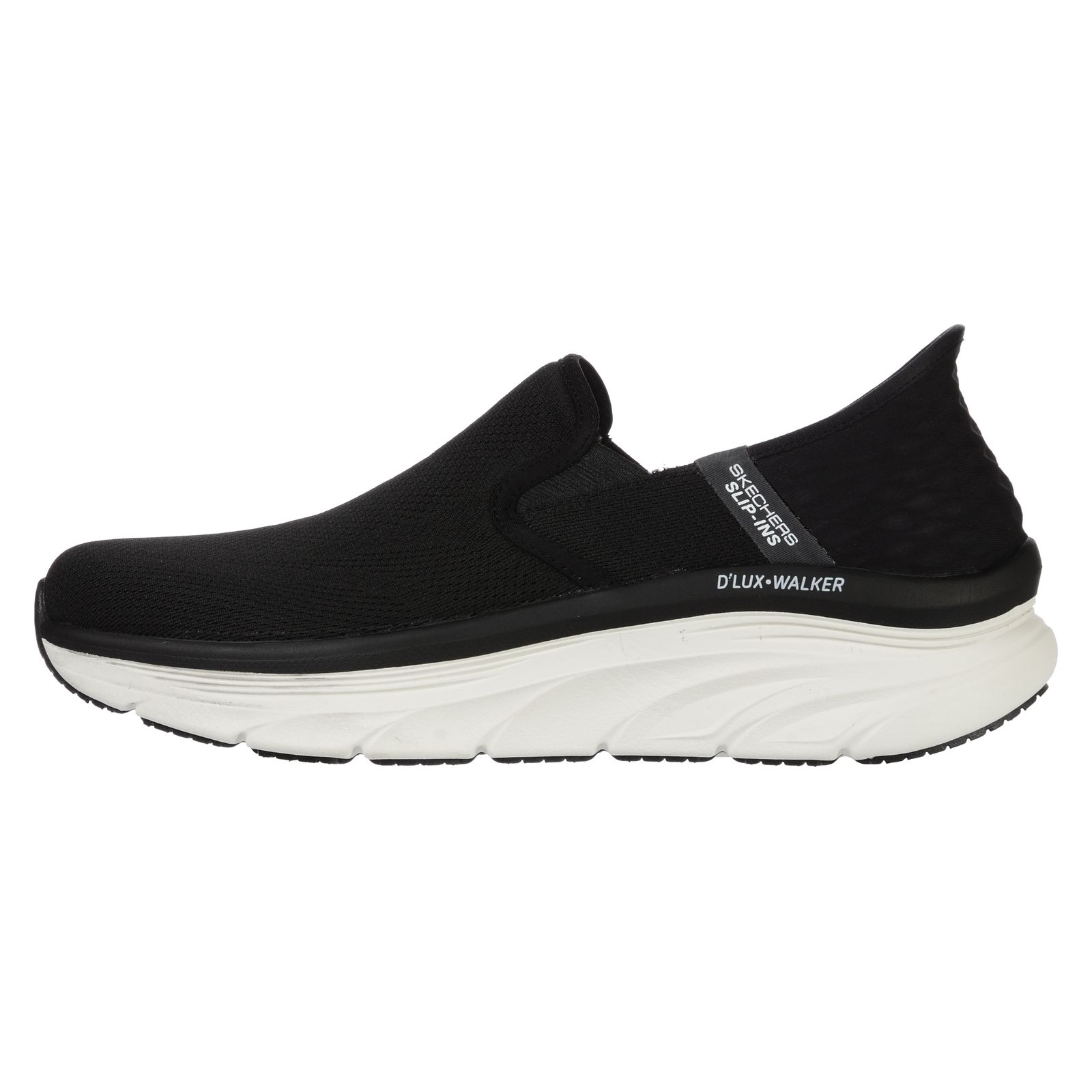 Pantofi sport SKECHERS pentru barbati DLUX WALKER - ORFOR - SLIP-INS - 232455BLK