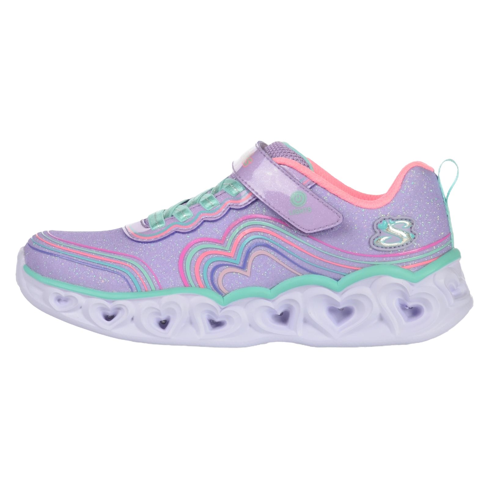 Pantofi sport SKECHERS pentru copii HEART LIGHTS - RETRO - 302689LLVMT