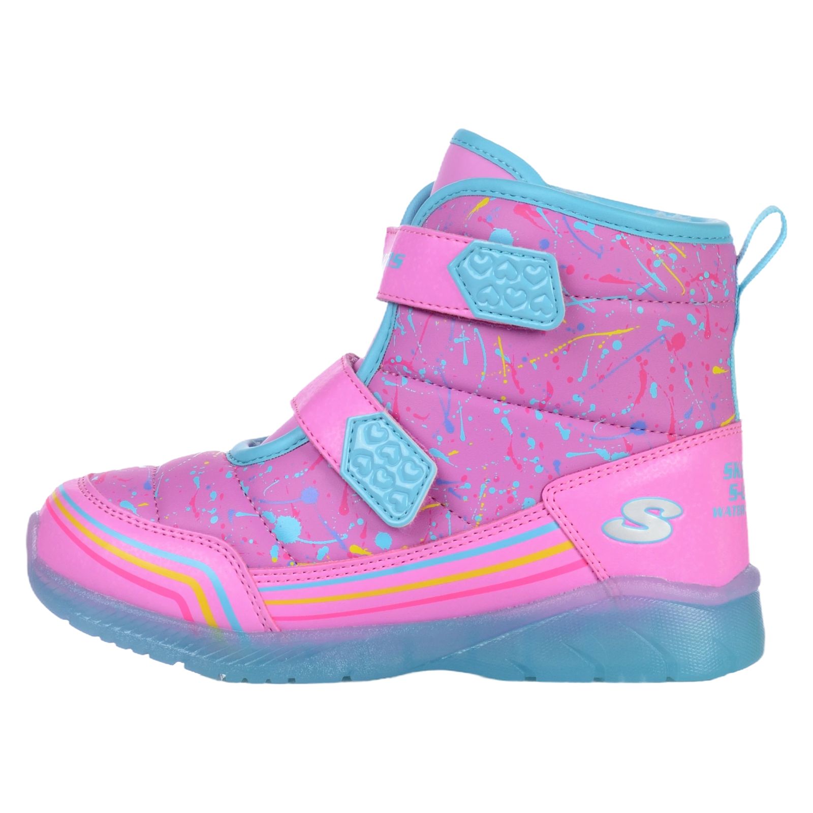 Ghete SKECHERS pentru copii ILLUMI-BRIGHTS-POWER - 302653NPKMT