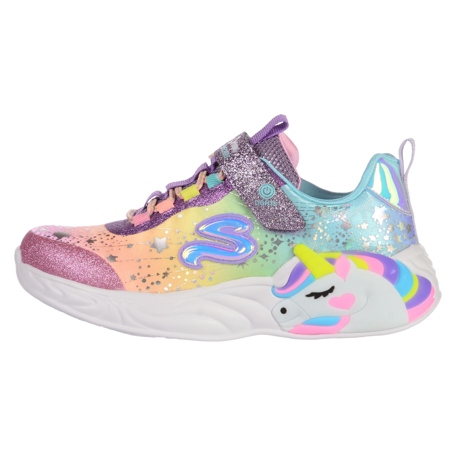 Pantofi sport SKECHERS pentru copii S LIGHTS-UNICORN DRE - 302311LPRMT