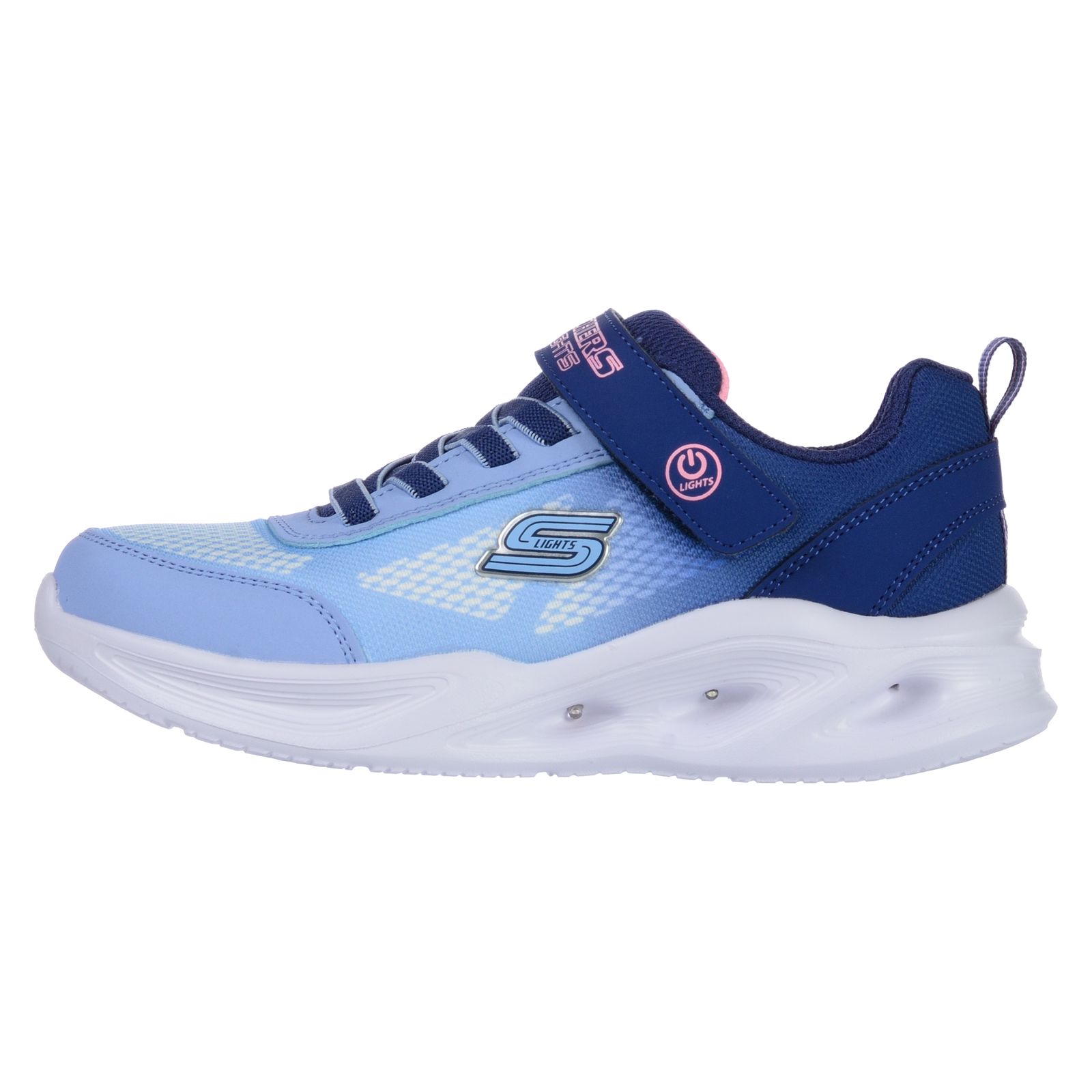 Pantofi sport SKECHERS pentru copii SOLA GLOW - 303714LNVLB