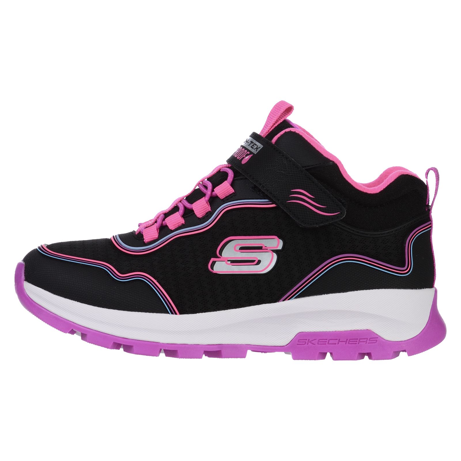 Ghete SKECHERS pentru copii STORM BLAZER - STREA - 303451LBKMT