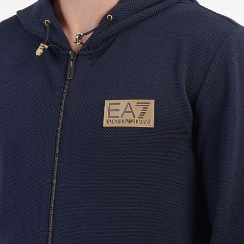 HANORAC EMPORIO ARMANI EA7 TRAIN GOLD LABEL M HOODIE FZ PQ