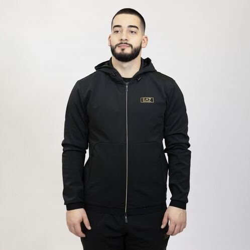 HANORAC EMPORIO ARMANI EA7 TRAIN GOLD M LABEL HOODIE