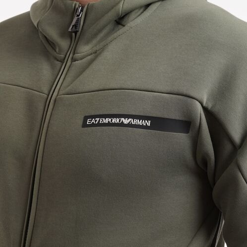 TRENING EMPORIO ARMANI EA7 TRAIN ATHLETIC MIX ID M T-SUIT HOODIE FZ CH COPL