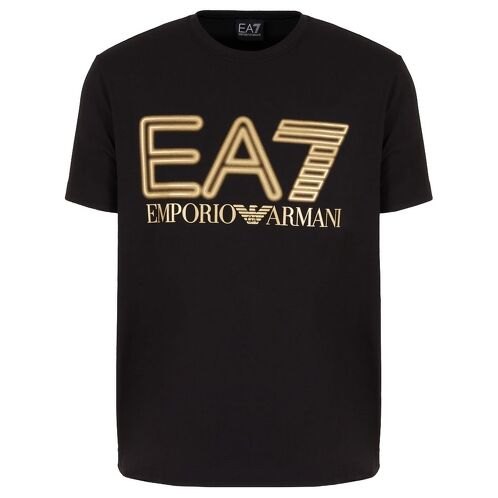 Tricou Emporio Armani EA7 barbati TRAIN LOGO SERIES M OVERSIZE LOGO TEE SS ST