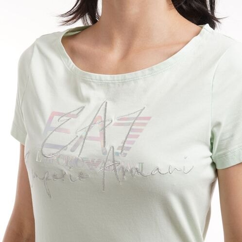 TRICOU EMPORIO ARMANI EA7 TRAIN LOGO SERIES W HANDWRITTEN TEE CROSSOVER